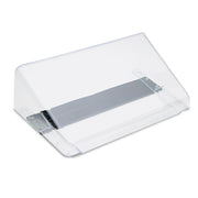 Deflecto Magnetic DocuPocket - 1 Compartment(s) - 7" Height x 13" Width x 4" Depth - Clear - Plastic - 1 Each