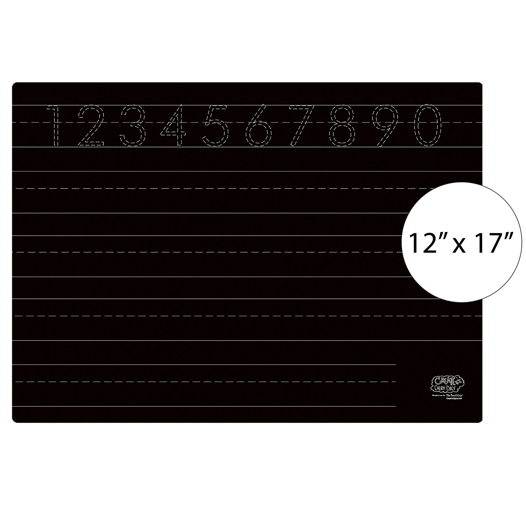 Activity Playmat - Numbers & Shapes (2-Sided), Pack of 6