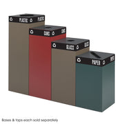 Lid Receptacle S Pub Slt Blk