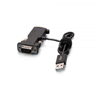 C2G VGA to HDMI Adapter for Universal HDMI Adapter Ring - 1 x HDMI Male Digital Video - 1 x HD-15 Male VGA - 1920 x 1080 Supported - Black