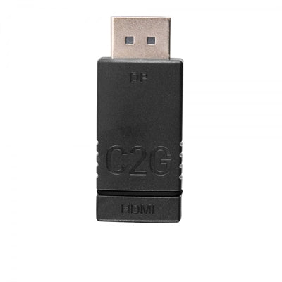 C2G DisplayPort to HDMI Adapter Converter - 4K 30Hz - 1080 Supported - Black