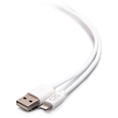 29907 10 Ft. Lightning to USB a Power Synchronization & Charging Cable, White
