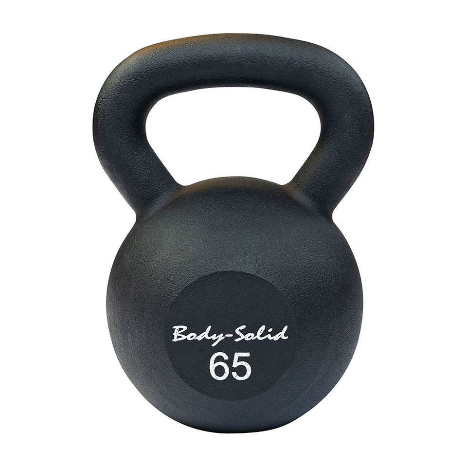 Cast Iron Powder Coated Black Kettle Bell 65Lb