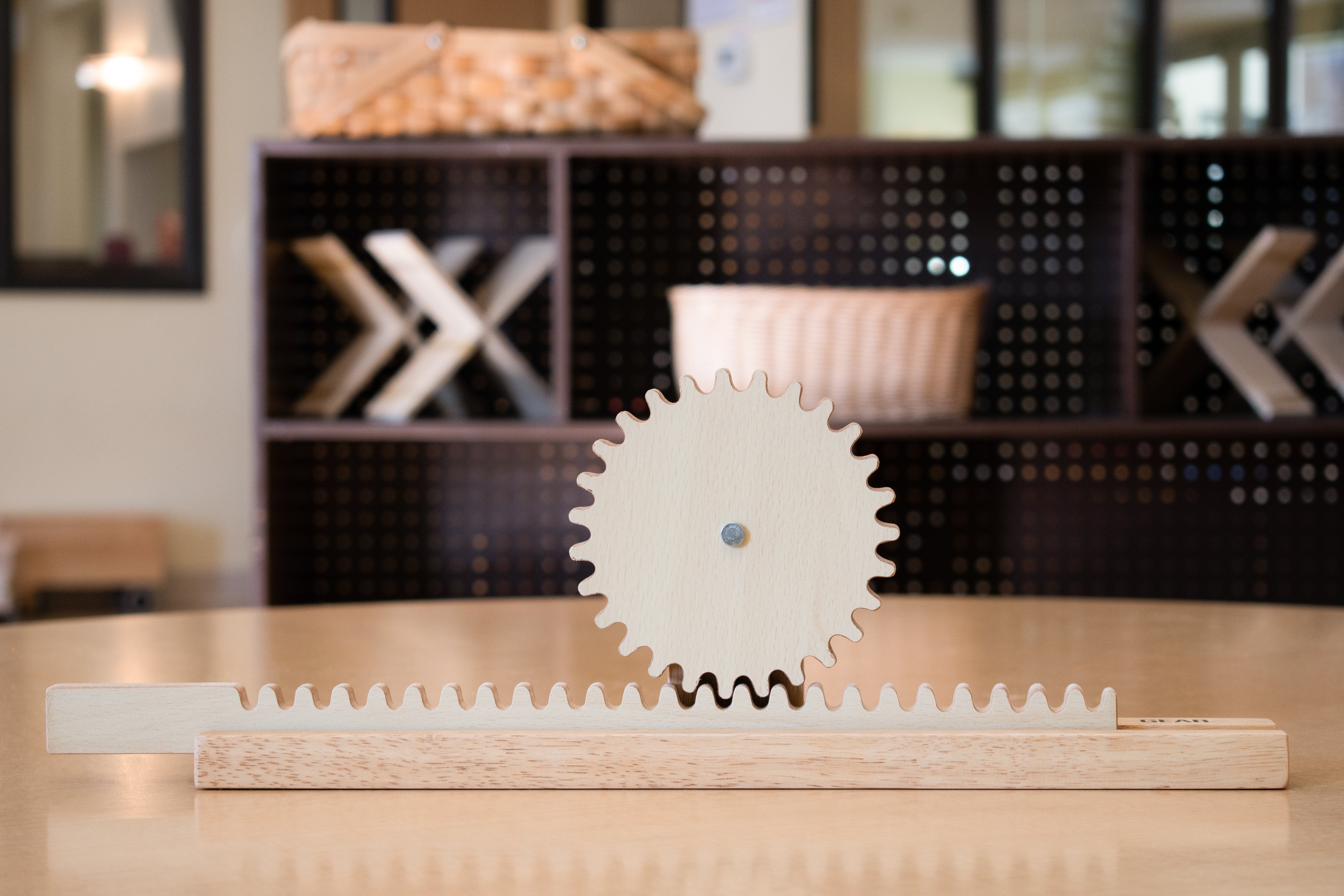 Gear Rack Wooden Model
