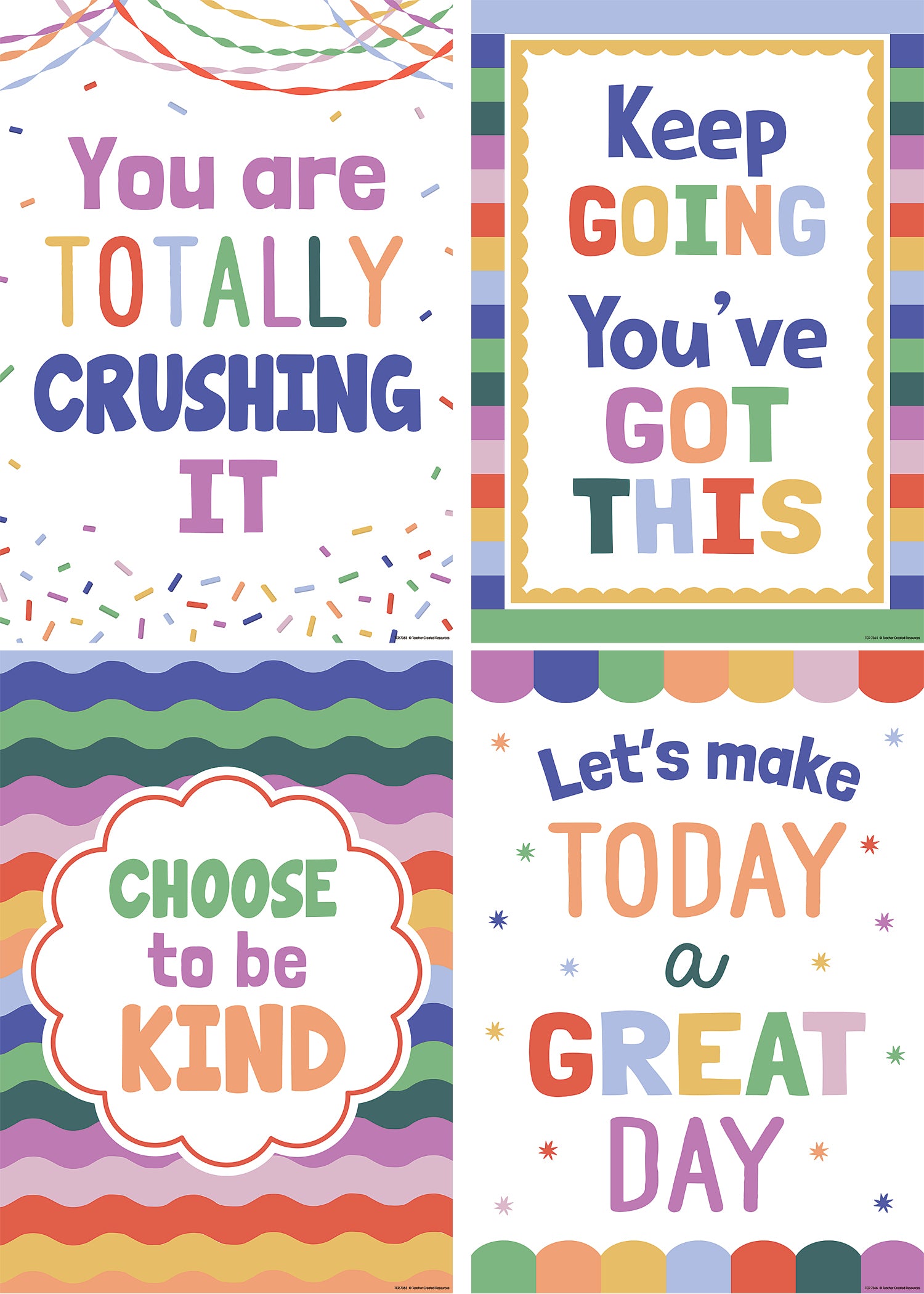 COLOR CRUSH POSITIVE POSTER 4/ST