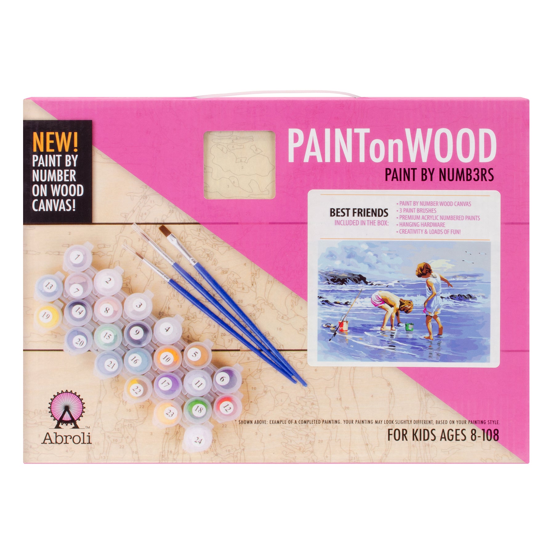 Small Paint On Wood by Number - Best Friends