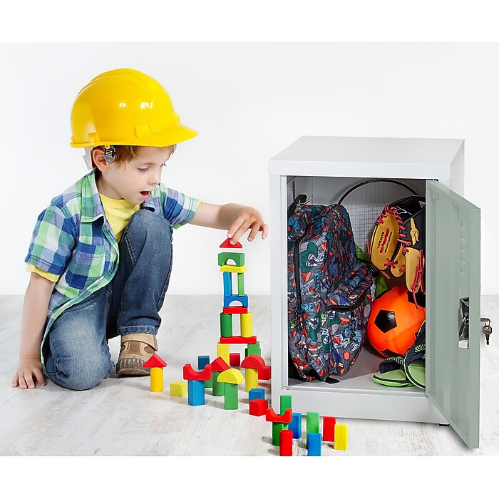 24" H x 15" W Steel Single Tier Storage Locker with Digital Lock, Misty Green