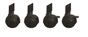 Oklahoma Sound® Caster Kit for #222, Color Options: Black