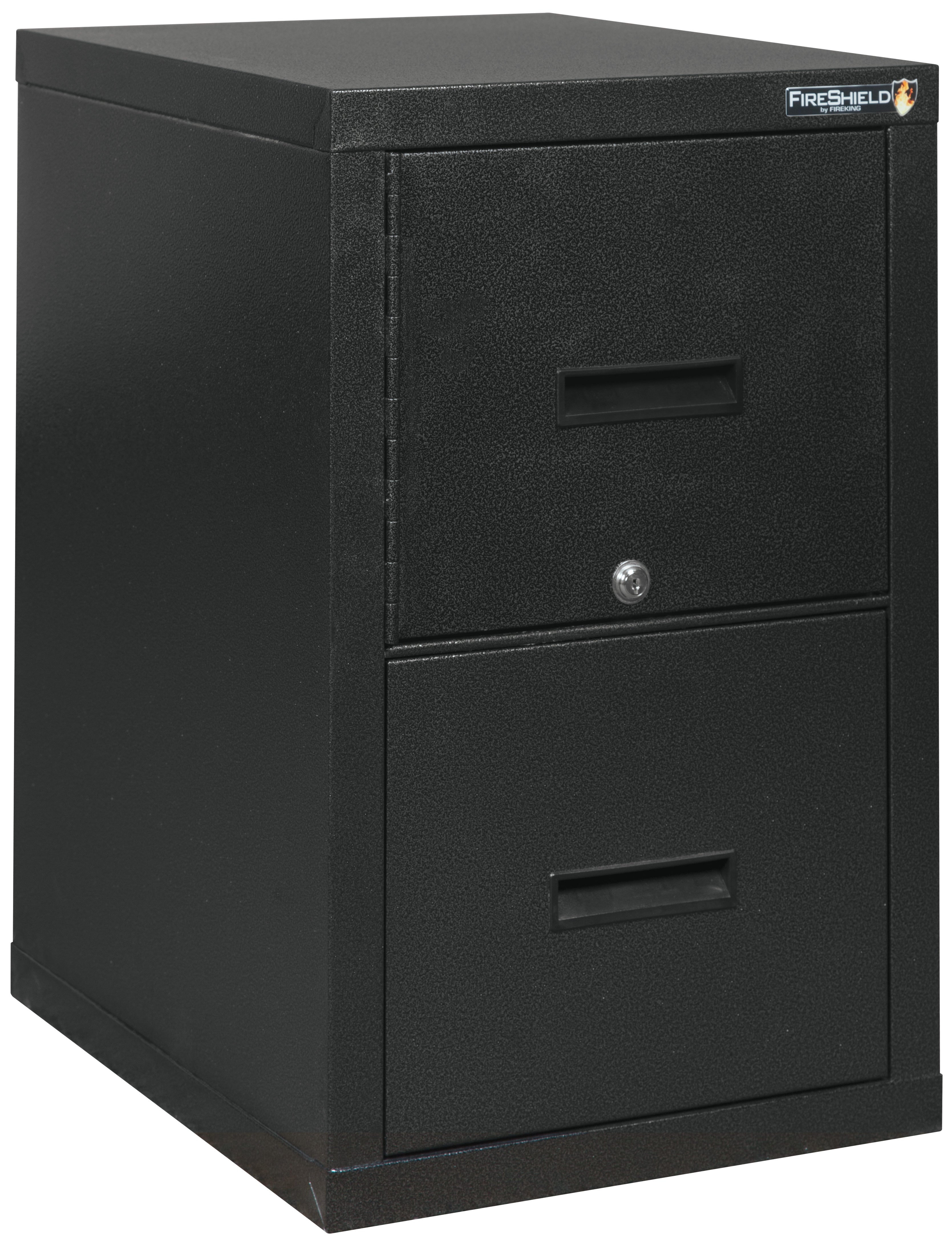 2 Drawer Letter or Legal Safe-in-a-File cabinet (Black Texture)