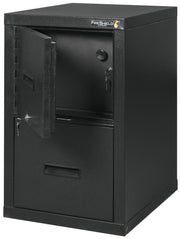2 Drawer Letter or Legal Safe-in-a-File cabinet (Black Texture)