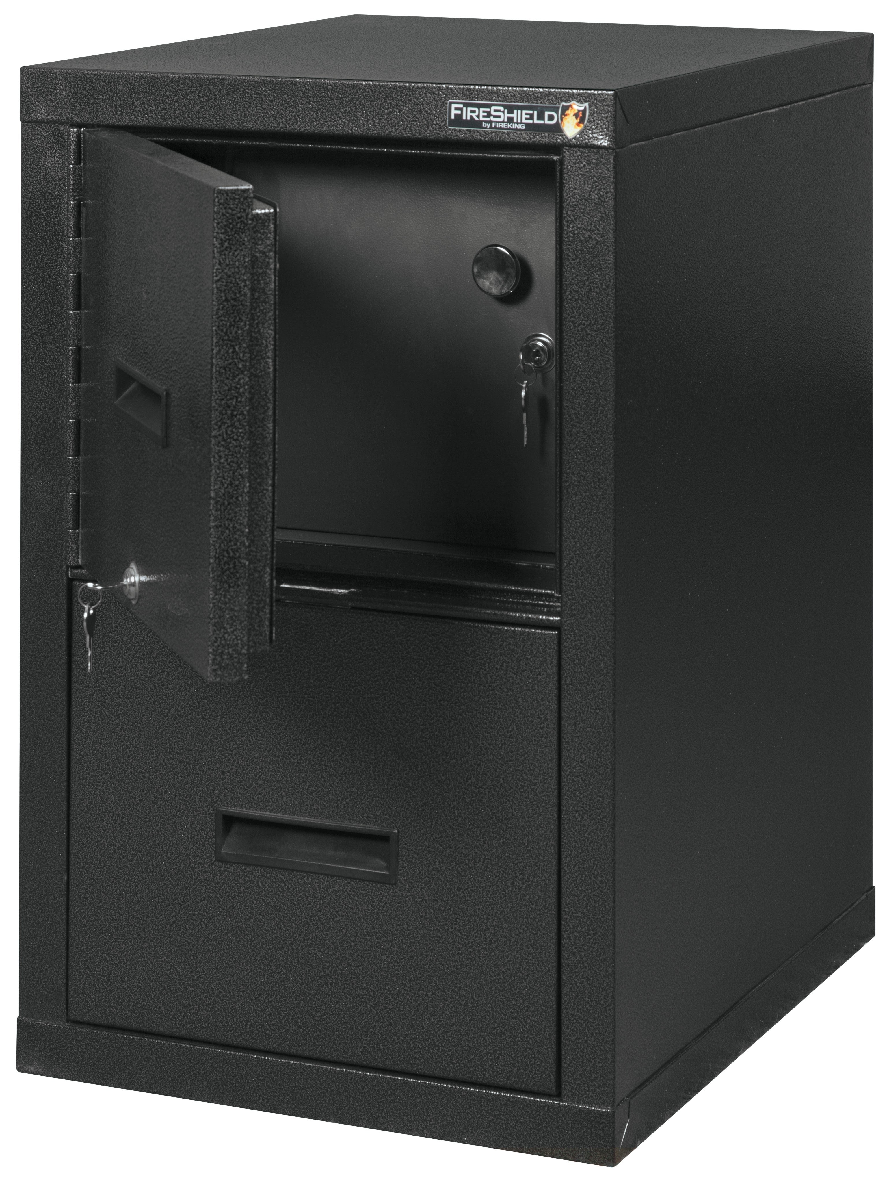 2 Drawer Letter or Legal Safe-in-a-File cabinet (Black Texture)