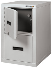 2 Drawer Letter or Legal Safe-in-a-File cabinet (Diamond Stone)