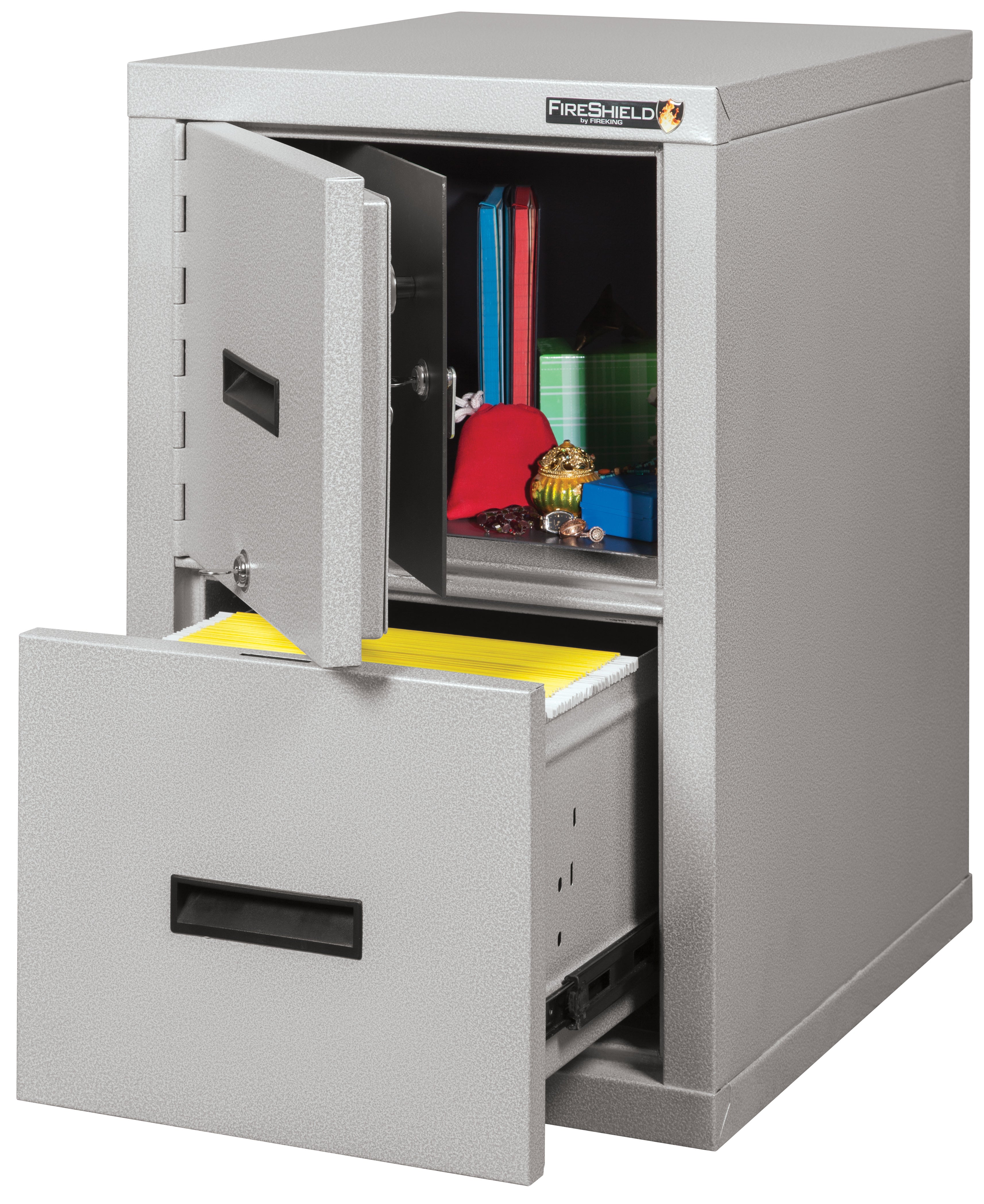 2 Drawer Letter or Legal Safe-in-a-File cabinet (Diamond Stone)