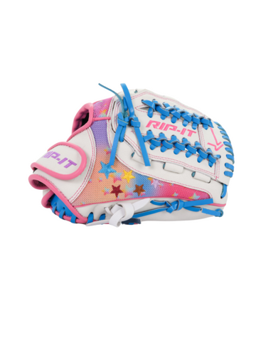 RIP-IT Girls Play Ball Starlight Softball Fielders Glove - 11" Left Hand Throw