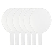 Oval Dry Erase Answer Paddles, 7" x 12", Pack of 6