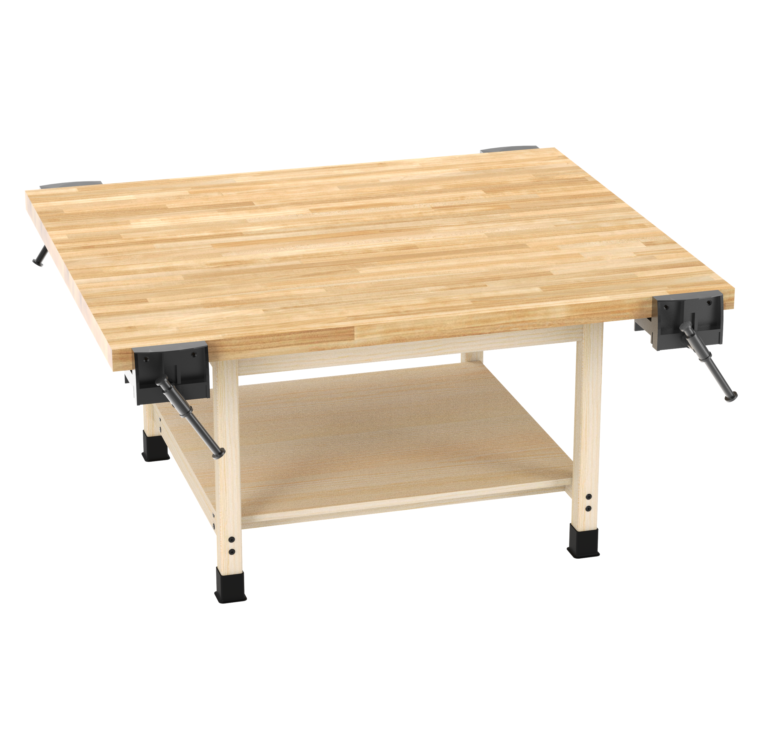 Forum Fixed Workbench W/4 Vises