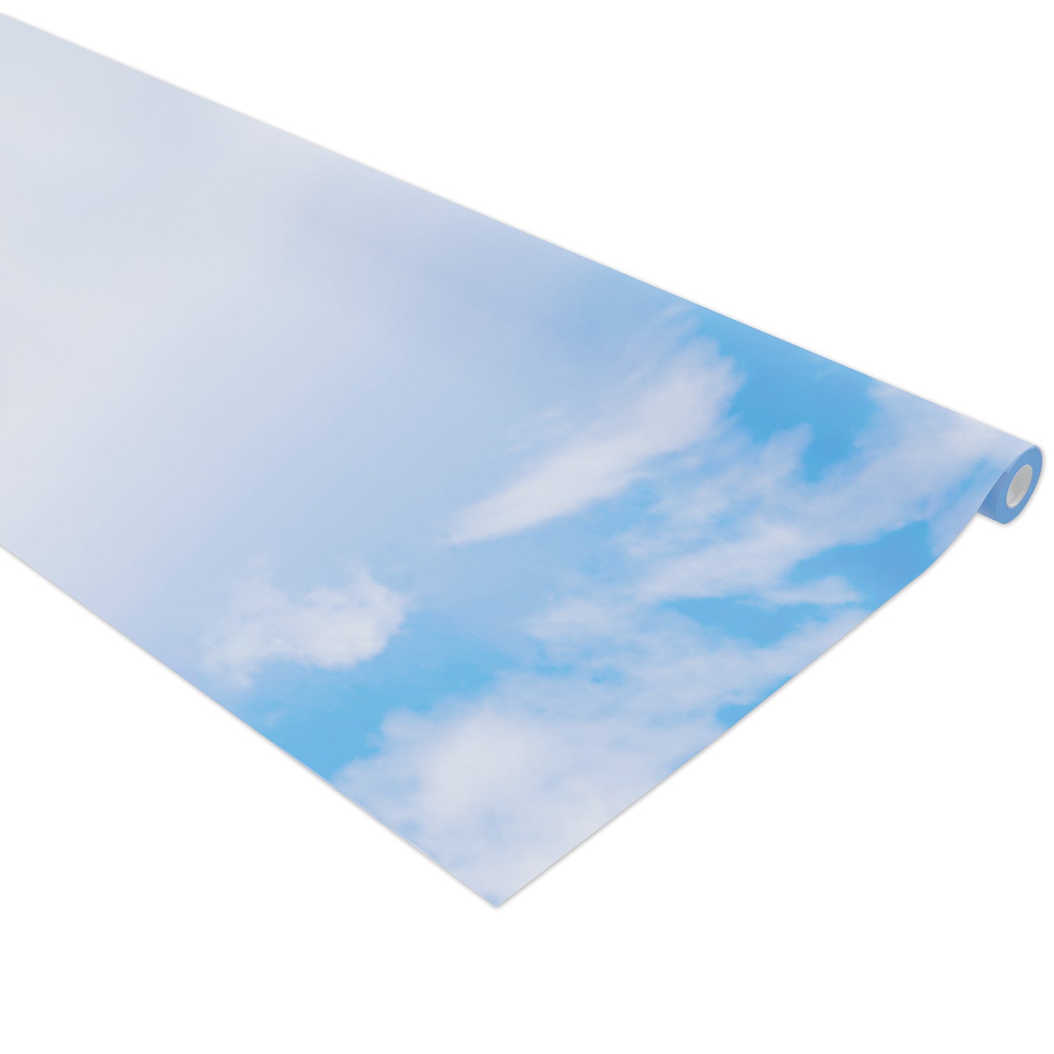 Bulletin Board Art Paper, Wispy Clouds, 48" x 50', 1 Roll