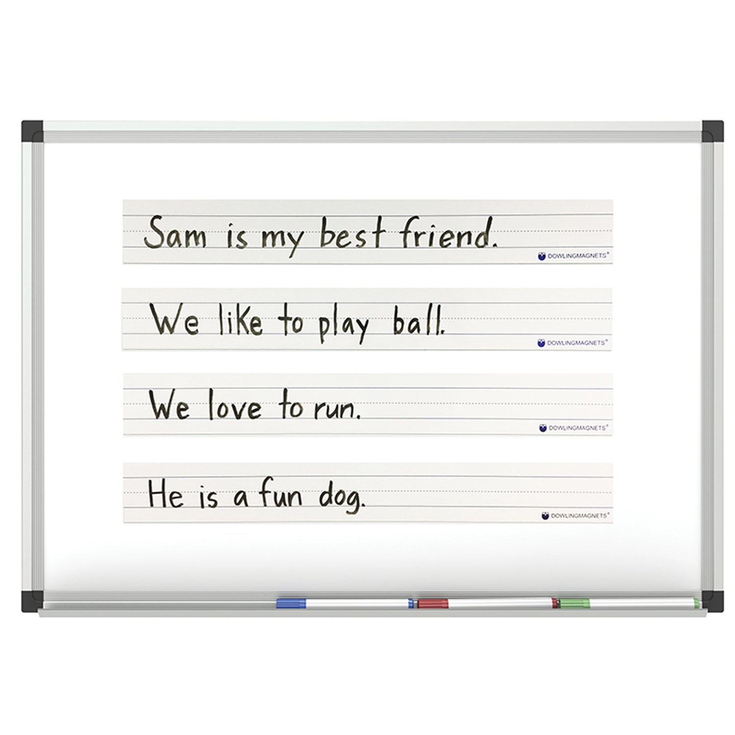 Large Magnetic Sentence Strips, 10 Pieces