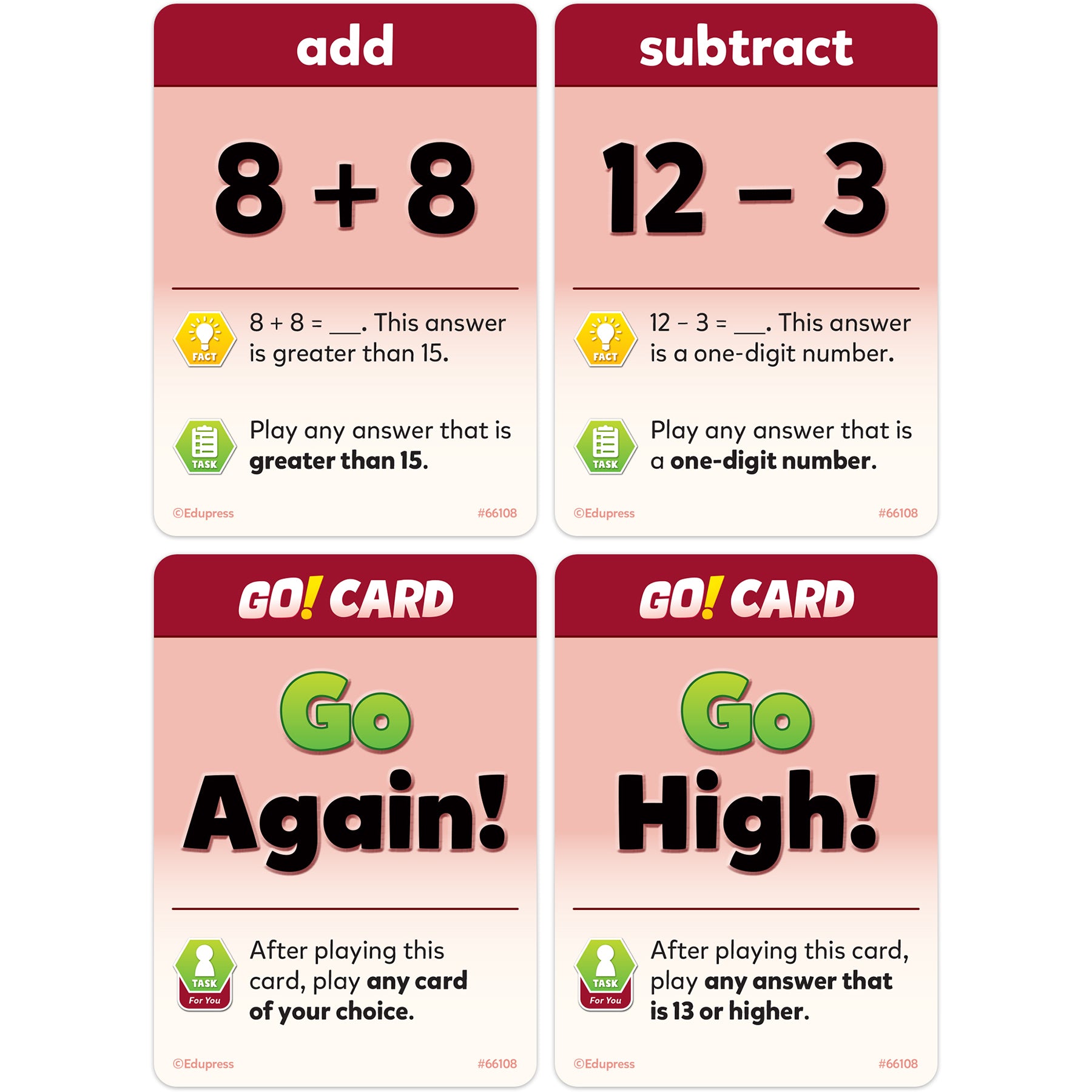It's GO Time!: Addition & Subtraction