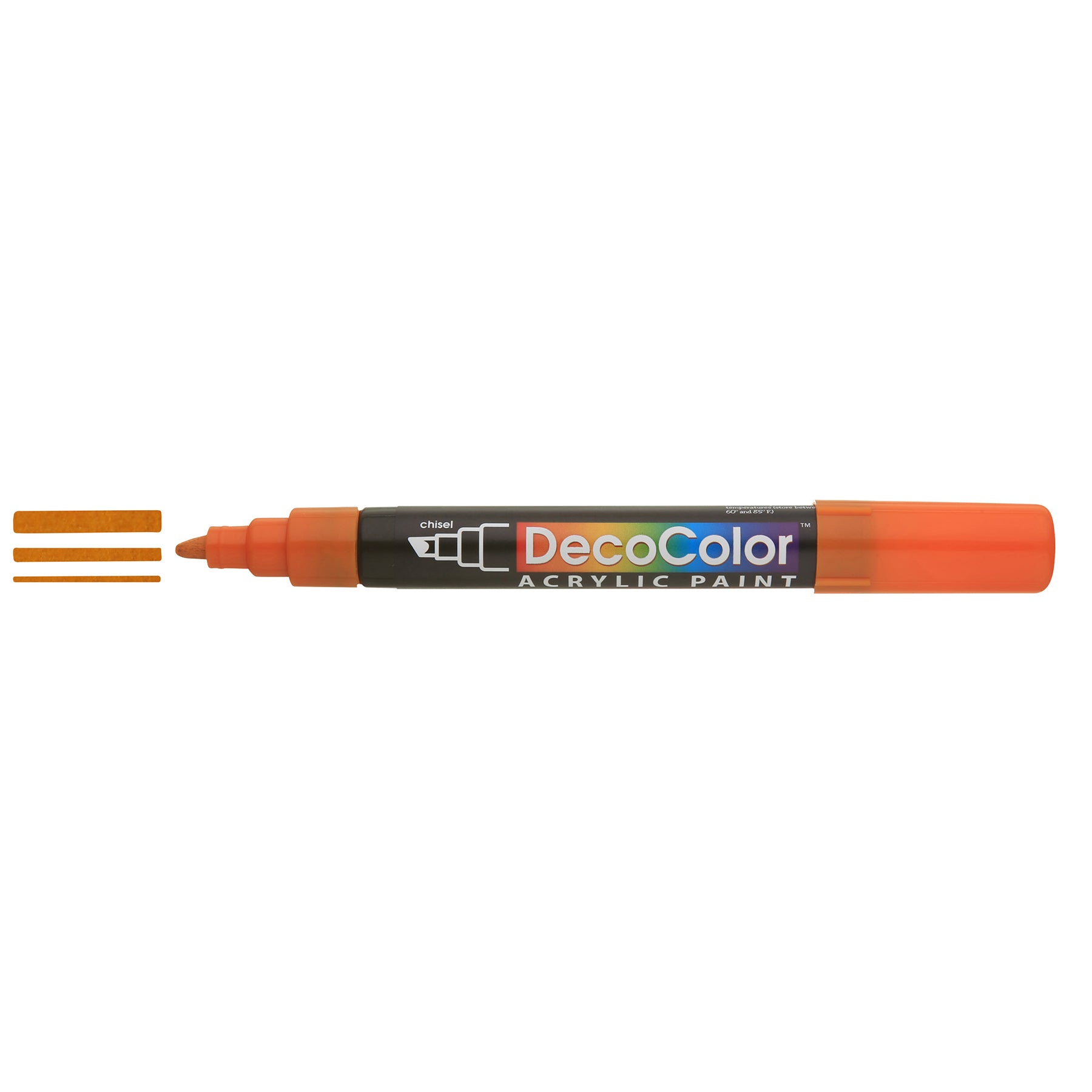 DecoColor® Acrylic Paint Pen, 315-S, Chisel Tip, Pumpkin #87