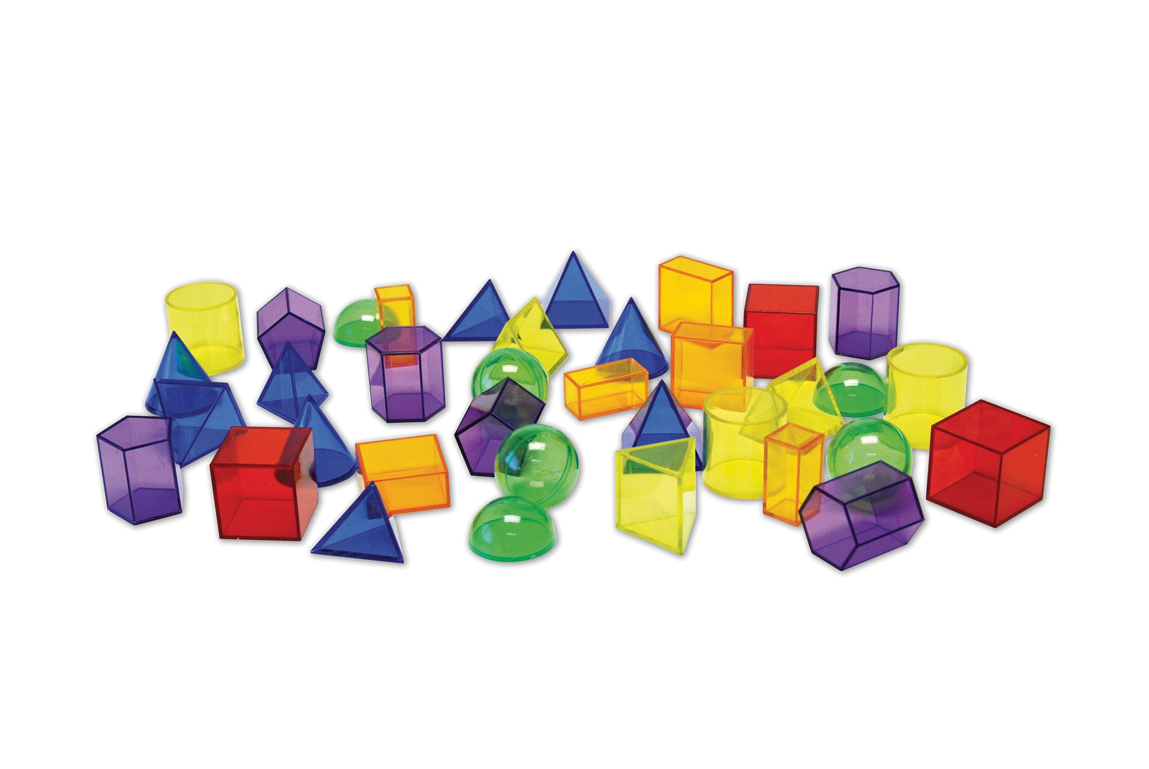Translucent Geometric Shapes - Ser of 36
