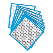 Laminated Hundred Boards, Pack of 10