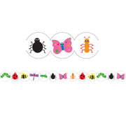 Border - 12 Strips Ea. 3"x36" - Bugs Die-Cut