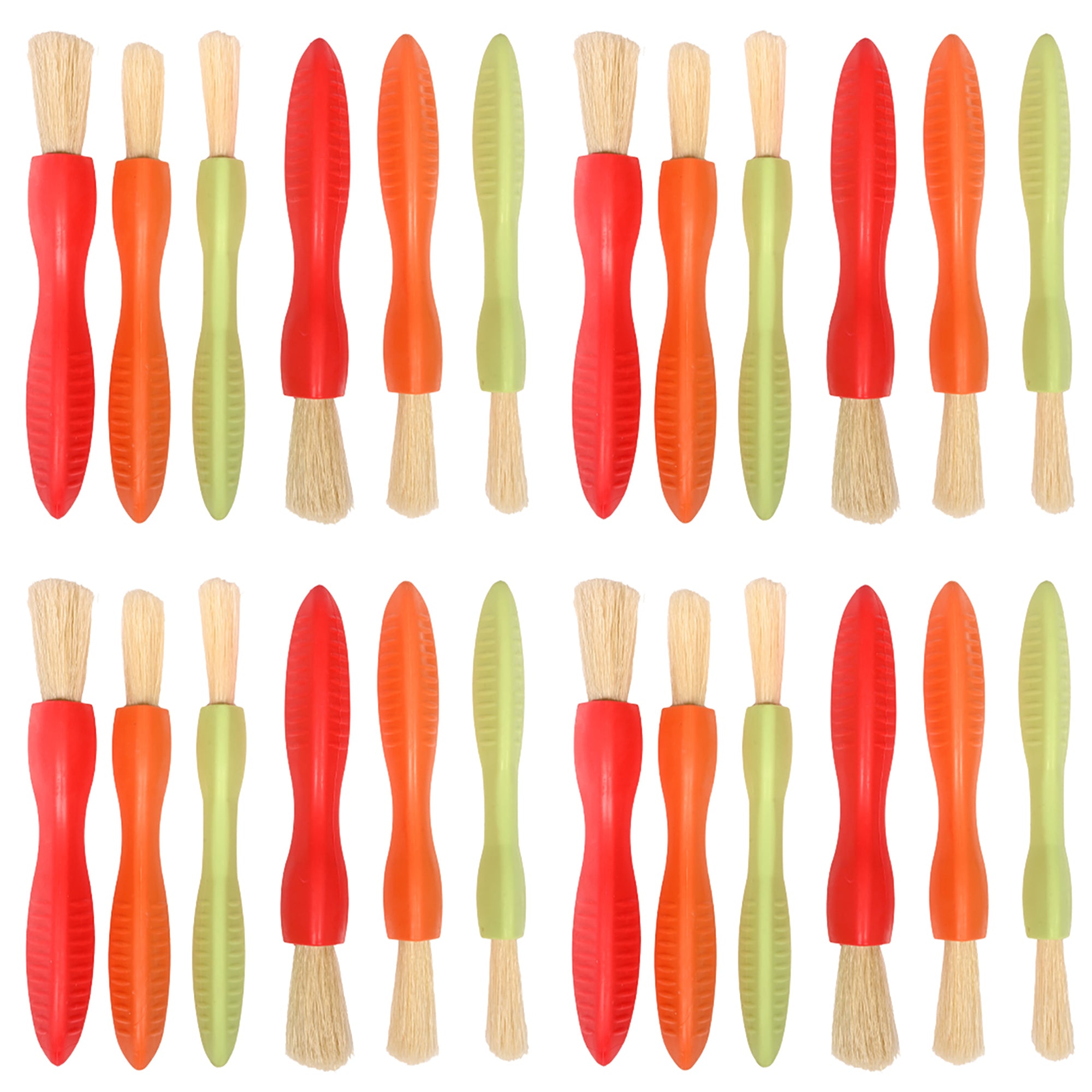 Triangle Grip Toddler Paint Brushes - Set of 24