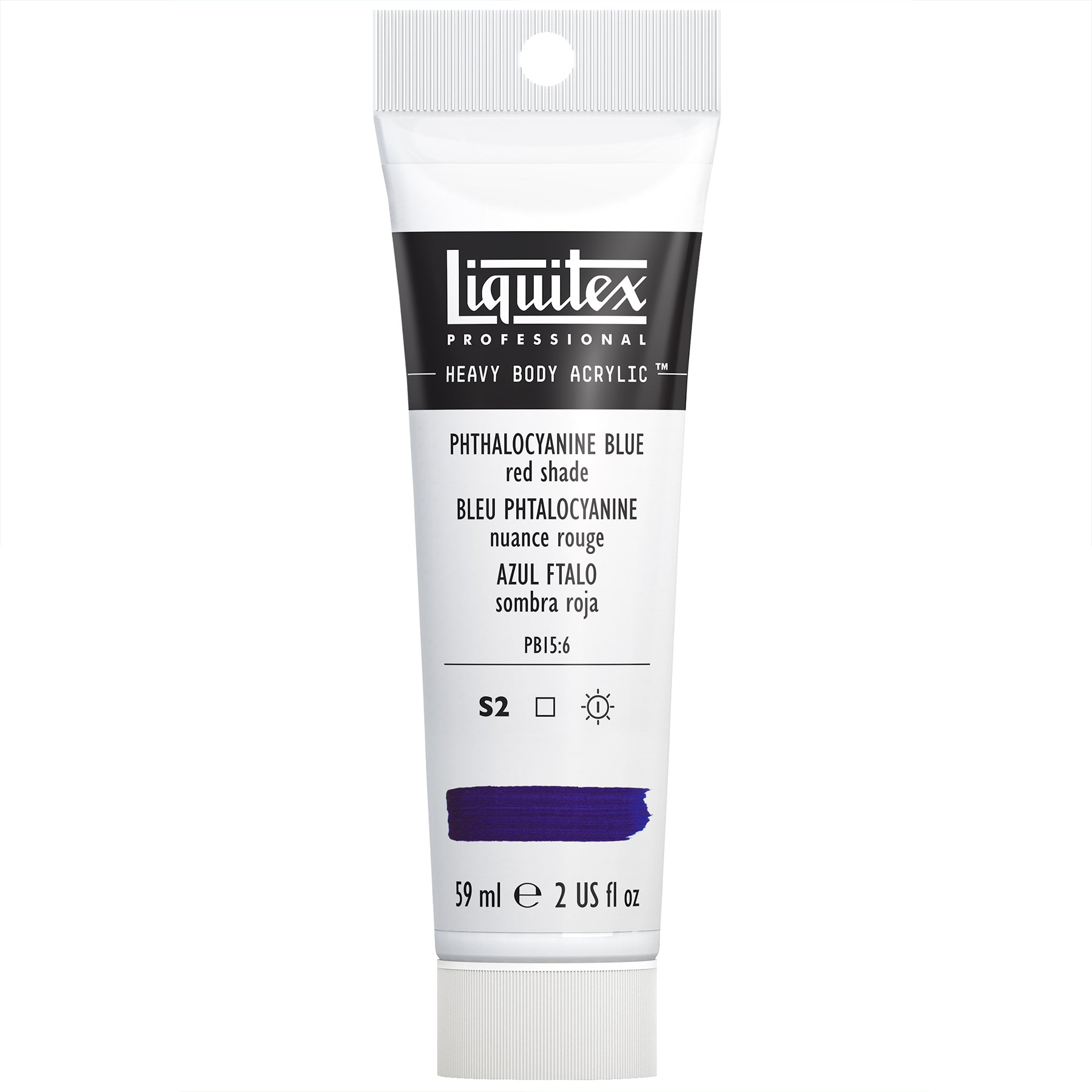 HB 59ml tube - Phthalocyanine Blue (Red Shade)