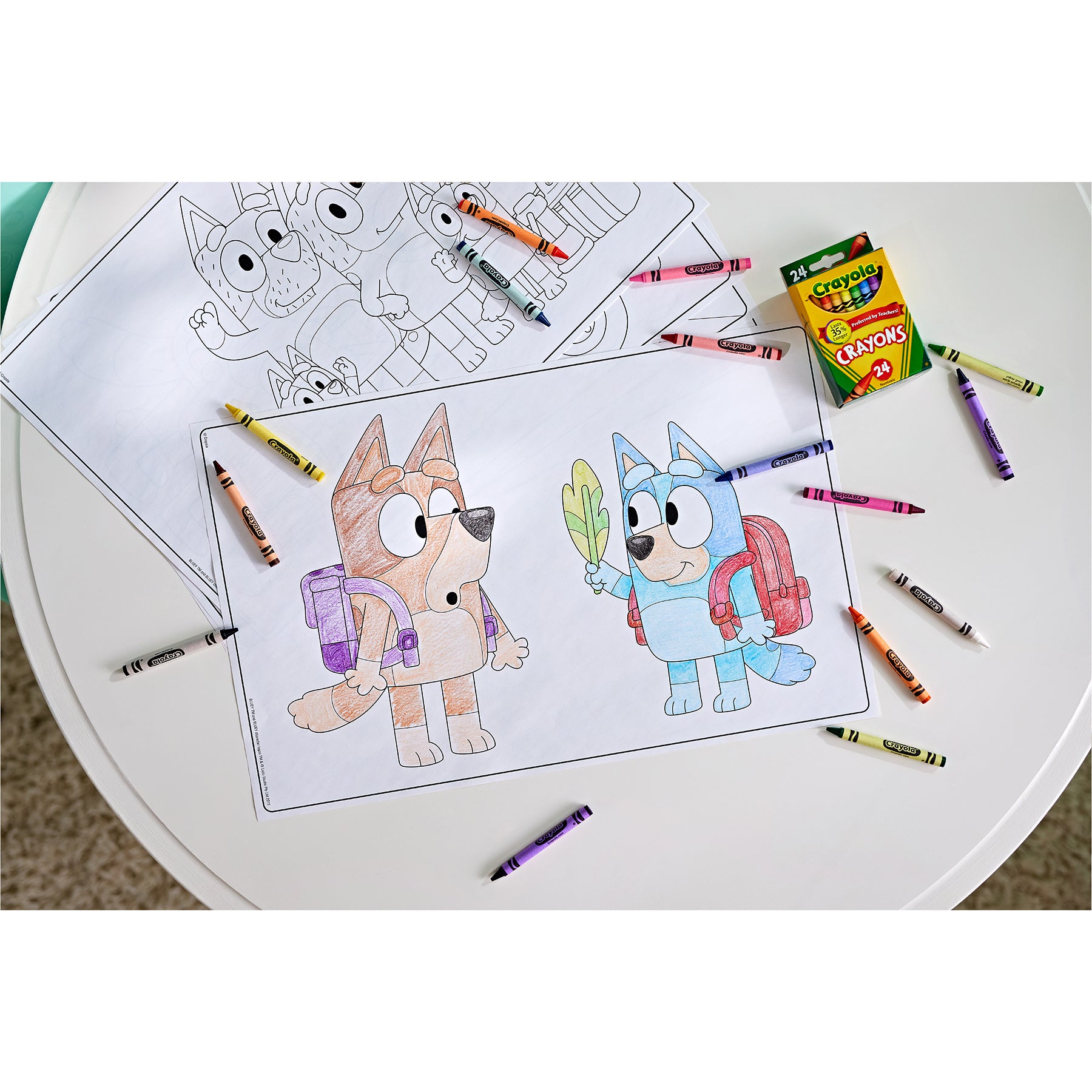 Giant Coloring Pages, Bluey
