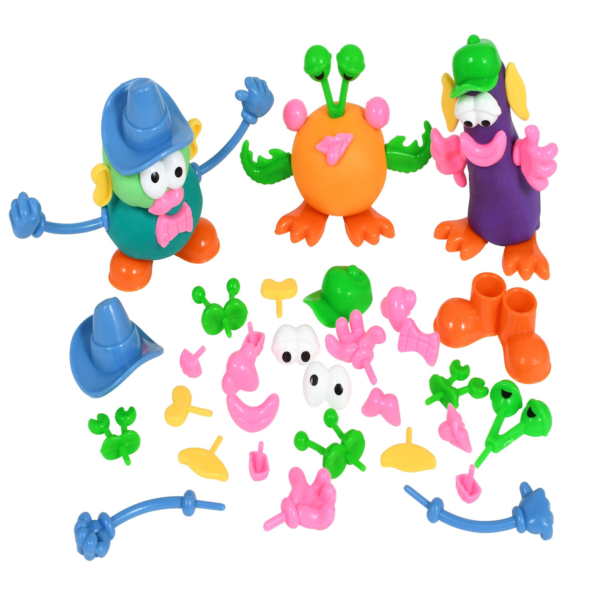 Dough Character Accessories, Set of 52
