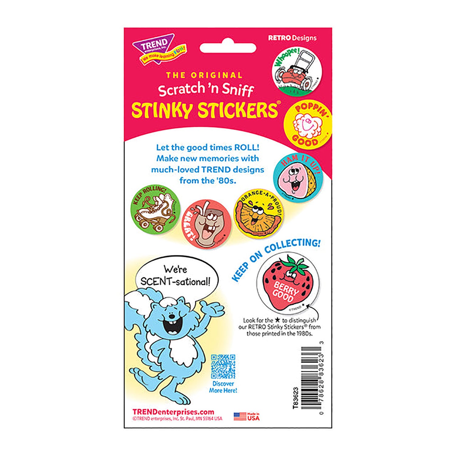 Whoopee!/Green Lawn Scented Stickers, Pack of 24