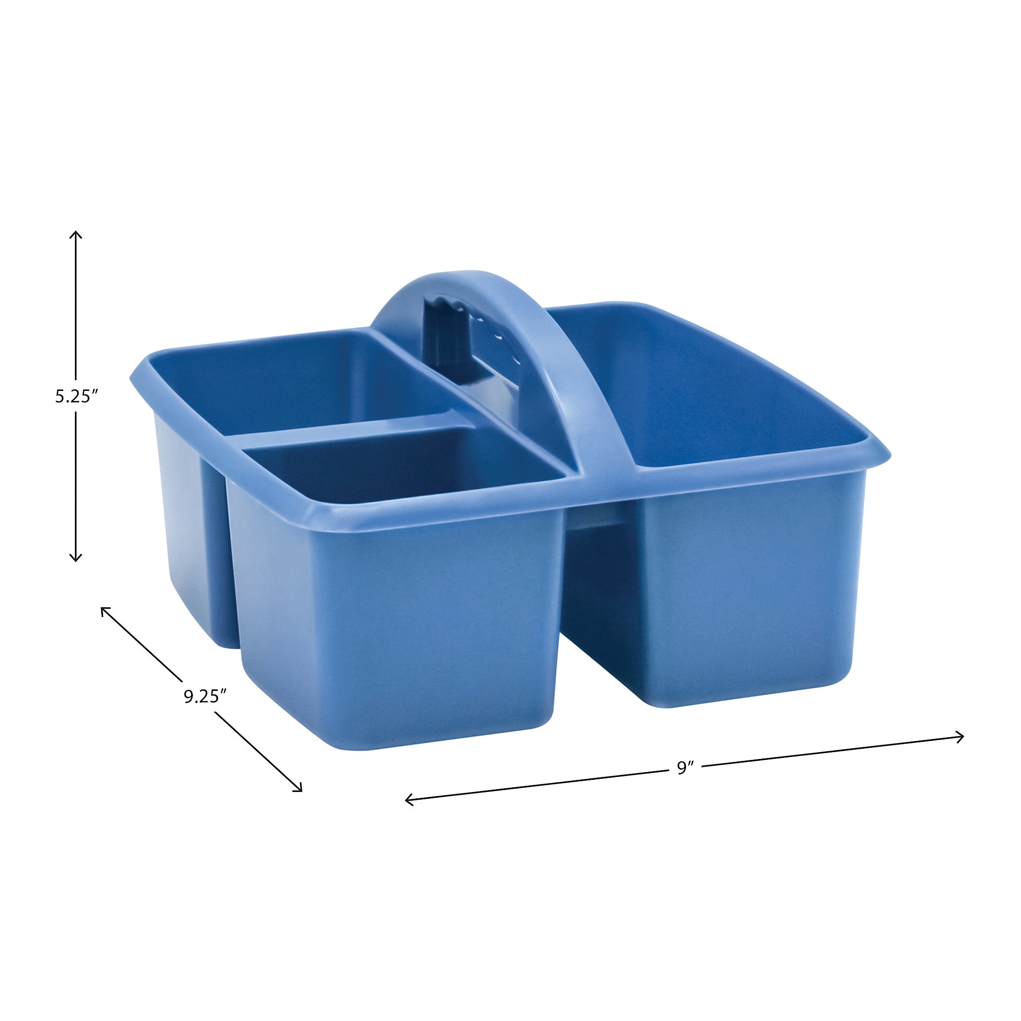 Slate Blue Plastic Storage Caddy