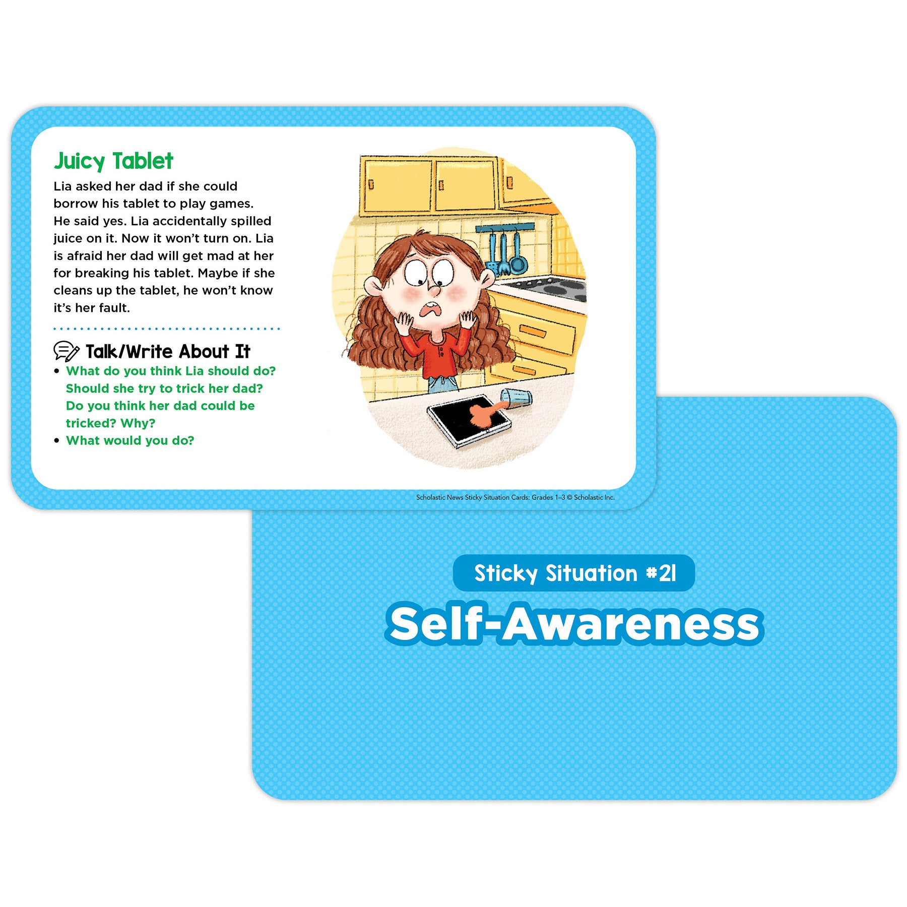 News Sticky Situation Cards: Grades 1-3
