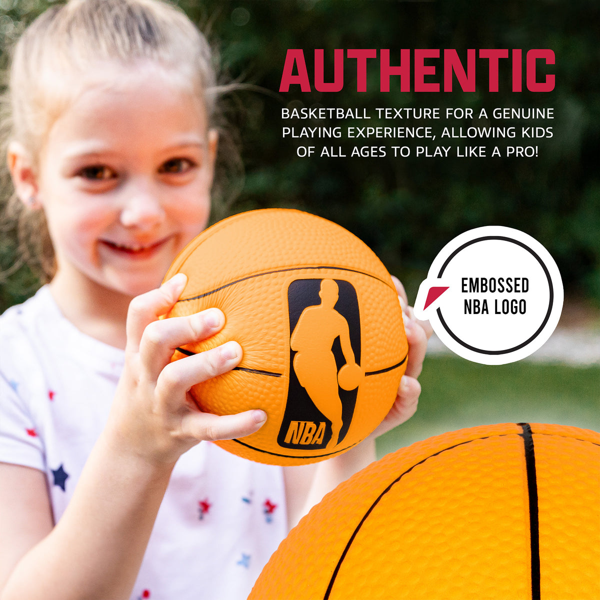 NBA 5IN FOAM BASKETBALL 2PK