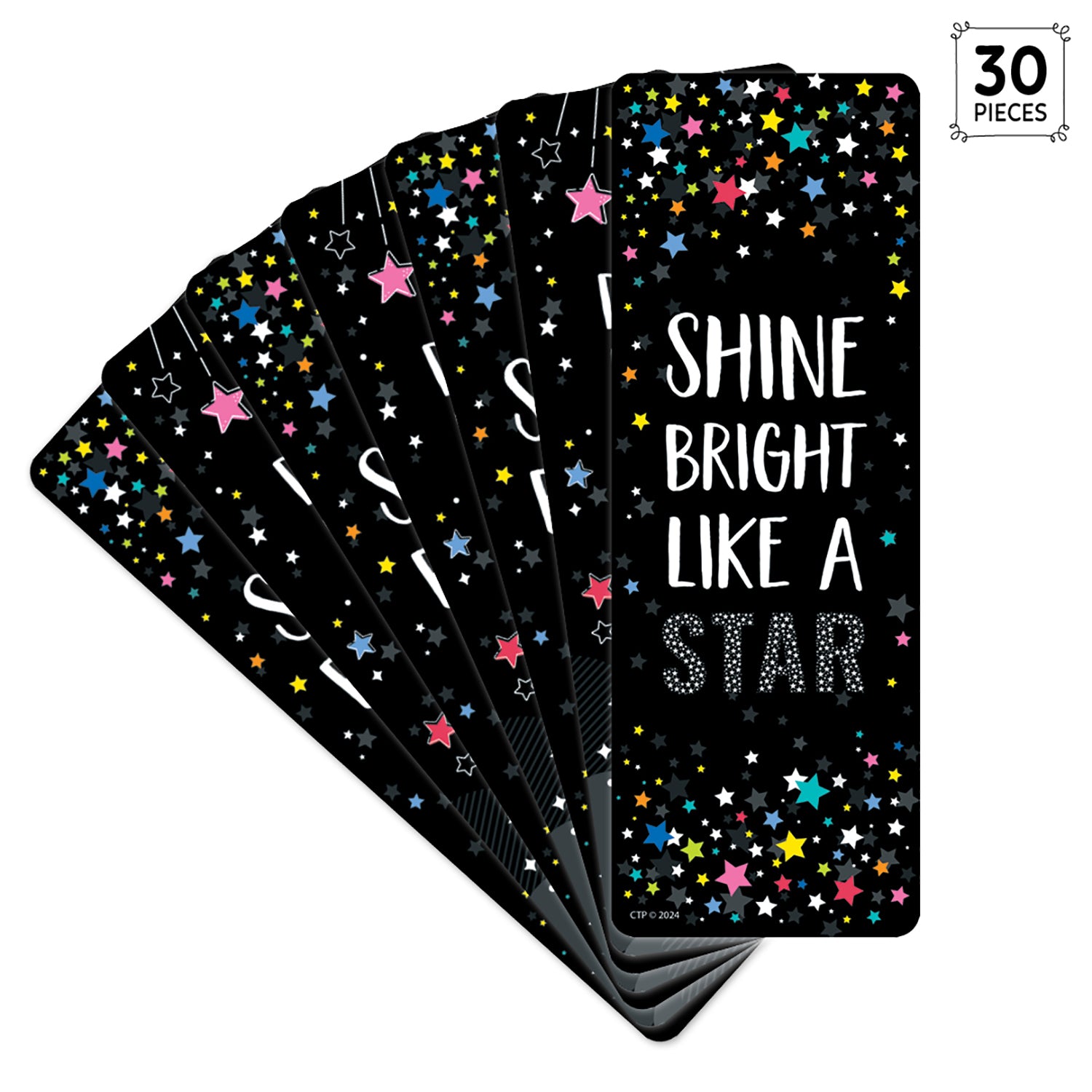 Star Bright Positive Mindset Bookmark, Pack of 30