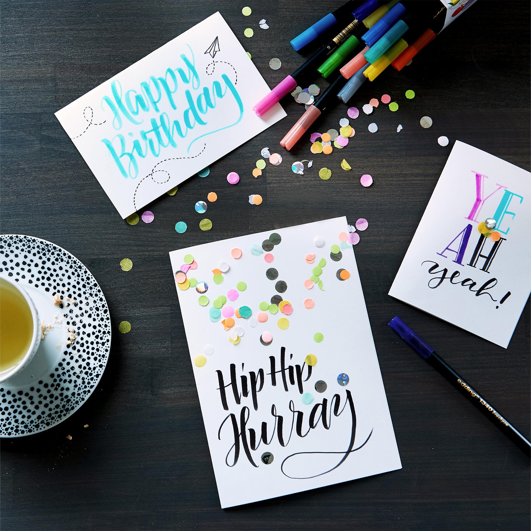 edding 1340 Brush Lettering Starter Set of 10 - Assorted