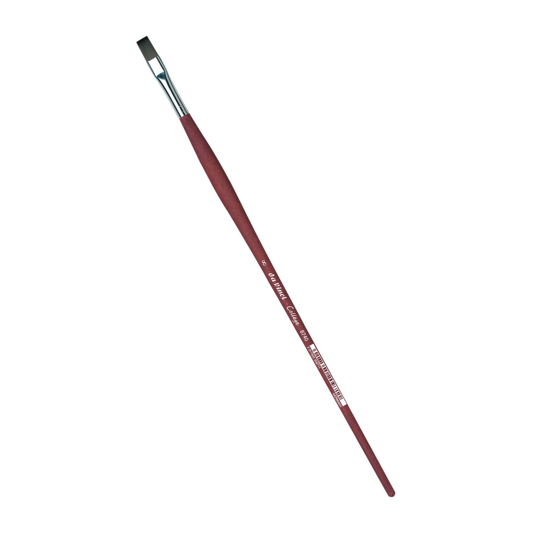 COLLEGE Student Brush, Synthetic, Acrylic & Oil, Flat, Series 8740, Size 8