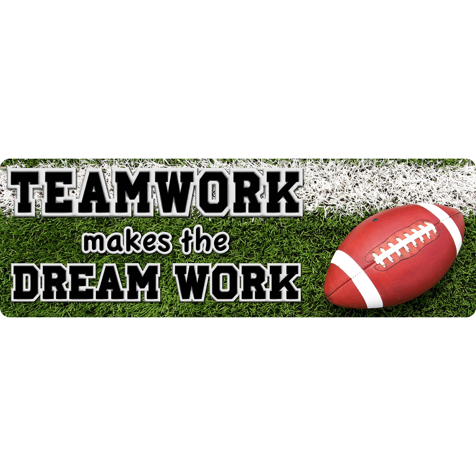The Original Fun Mat™, Mat Runner, 15.5" x 47", Football Teamwork