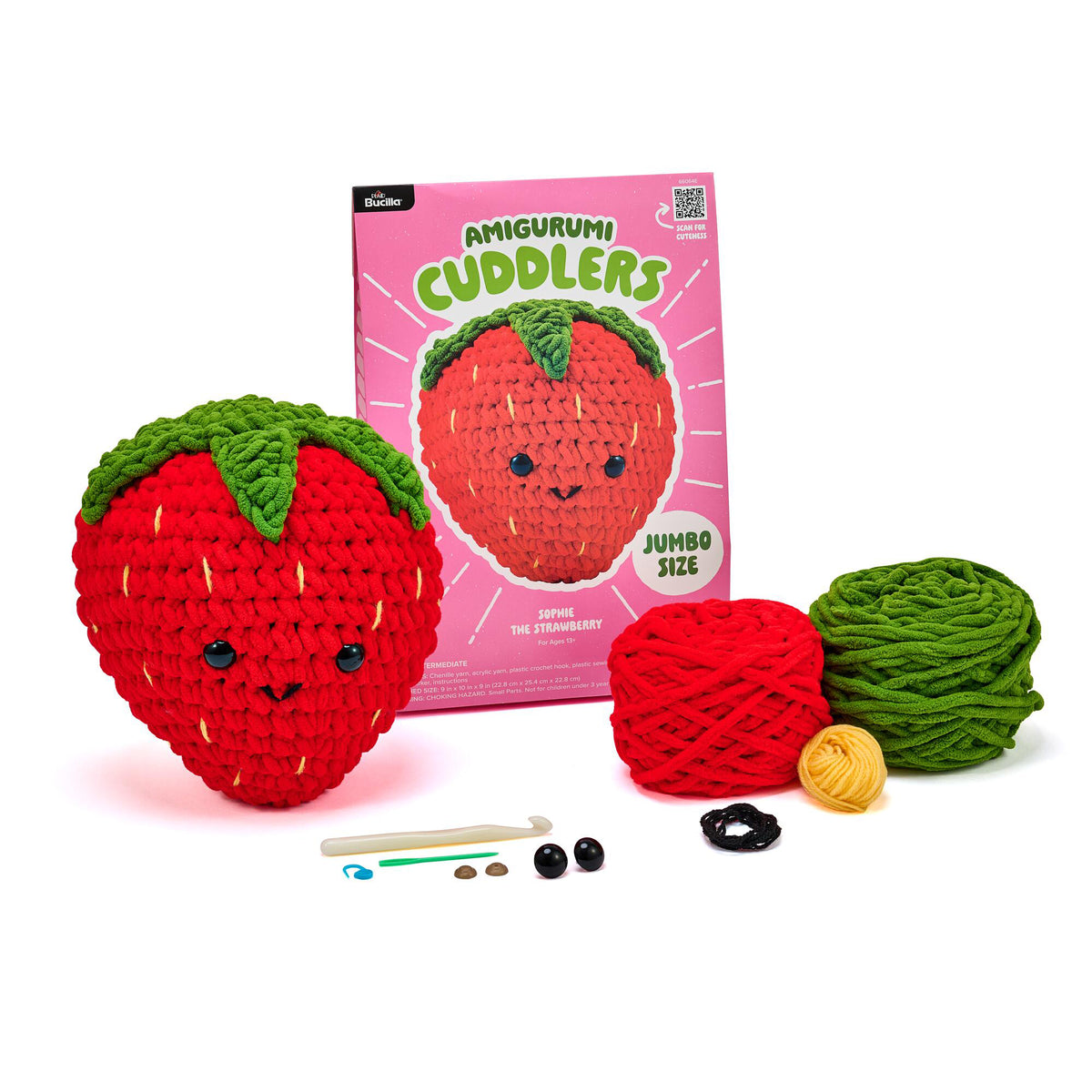 SOPHIE THE STRAWBERRY  CROCHET KIT