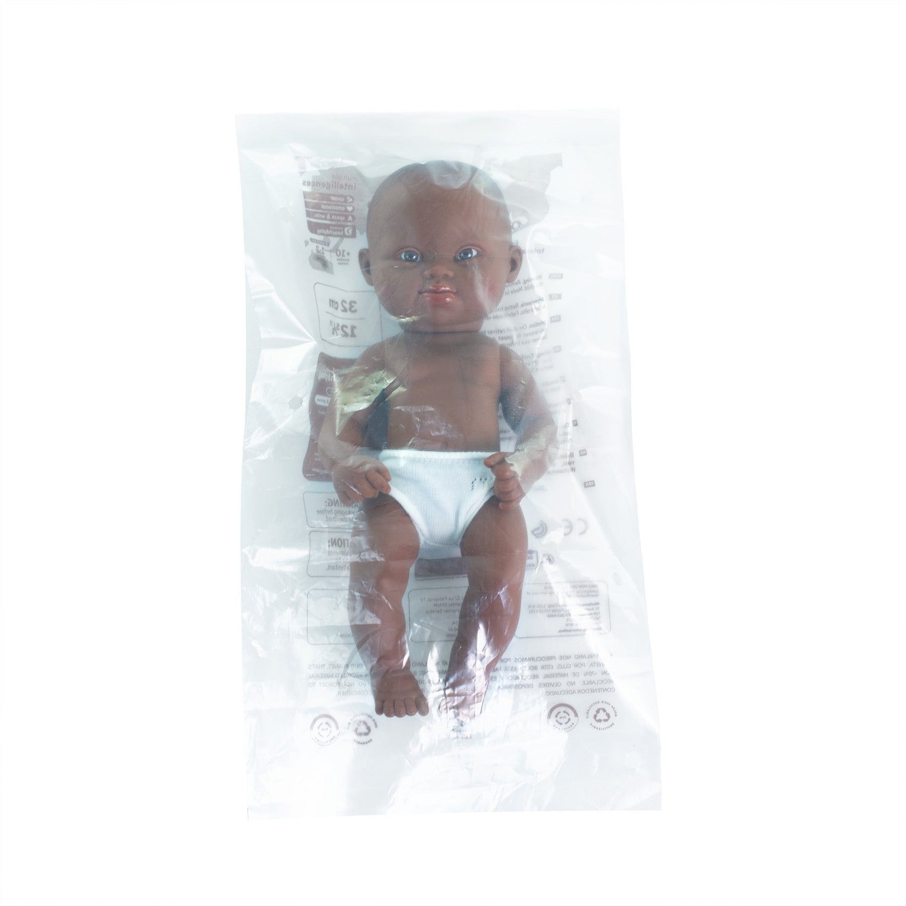 Baby Doll African Girl with Down Syndrome, 12-5/8"