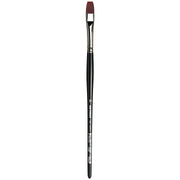 TOP-ACRYL Bright Red-Brown Brush, Synthetic, Acrylic & Oil, Flat, Series 7185K, Size 10
