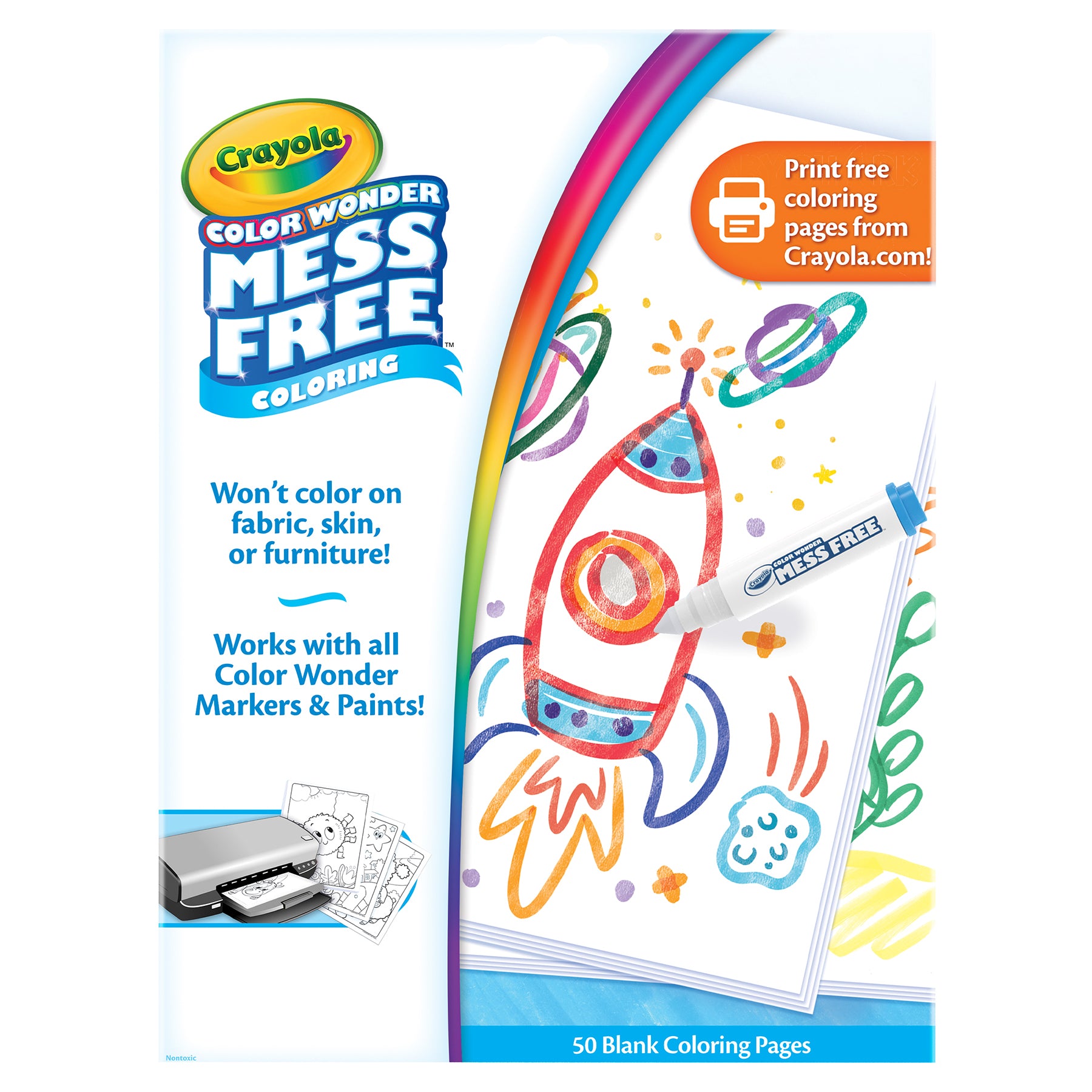 Color Wonder® 50 Blank Coloring Pages