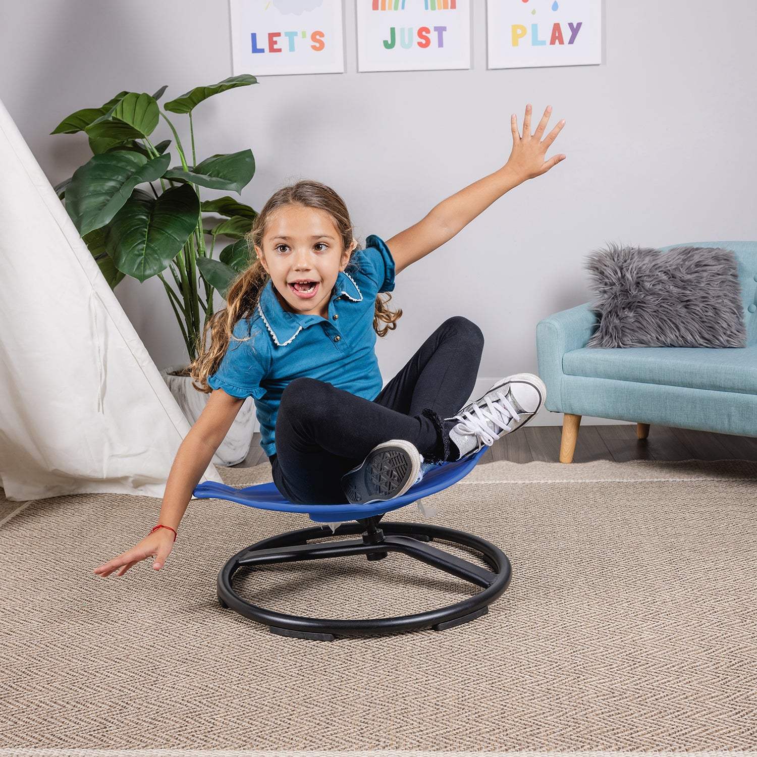 Sit and Spin Seat, Dark Blue