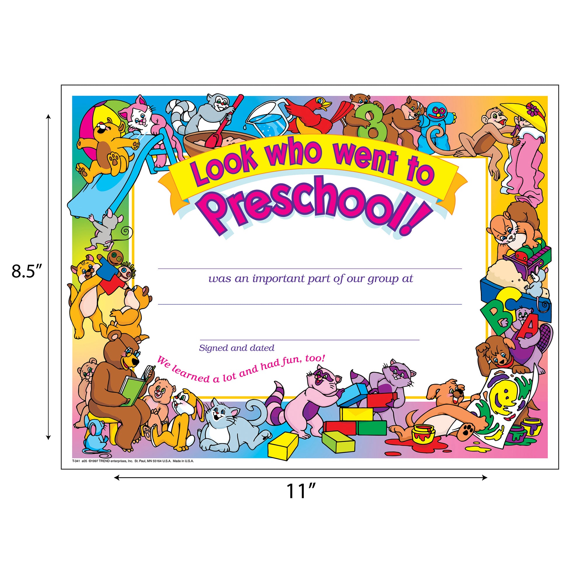 Look who went to Preschool! , 30 ct