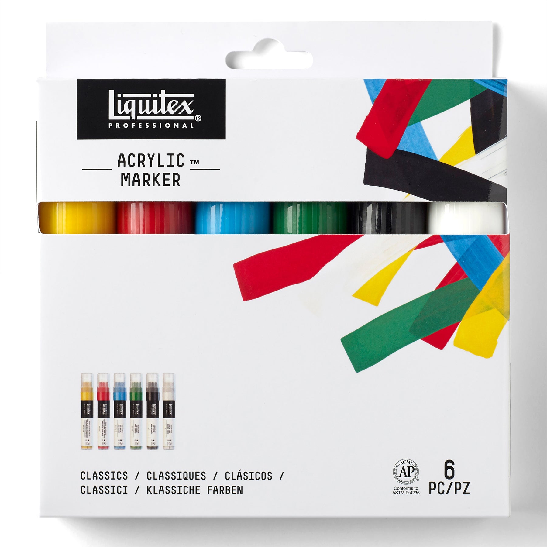 LQ Paint Marker Wide 6 Set - Classics