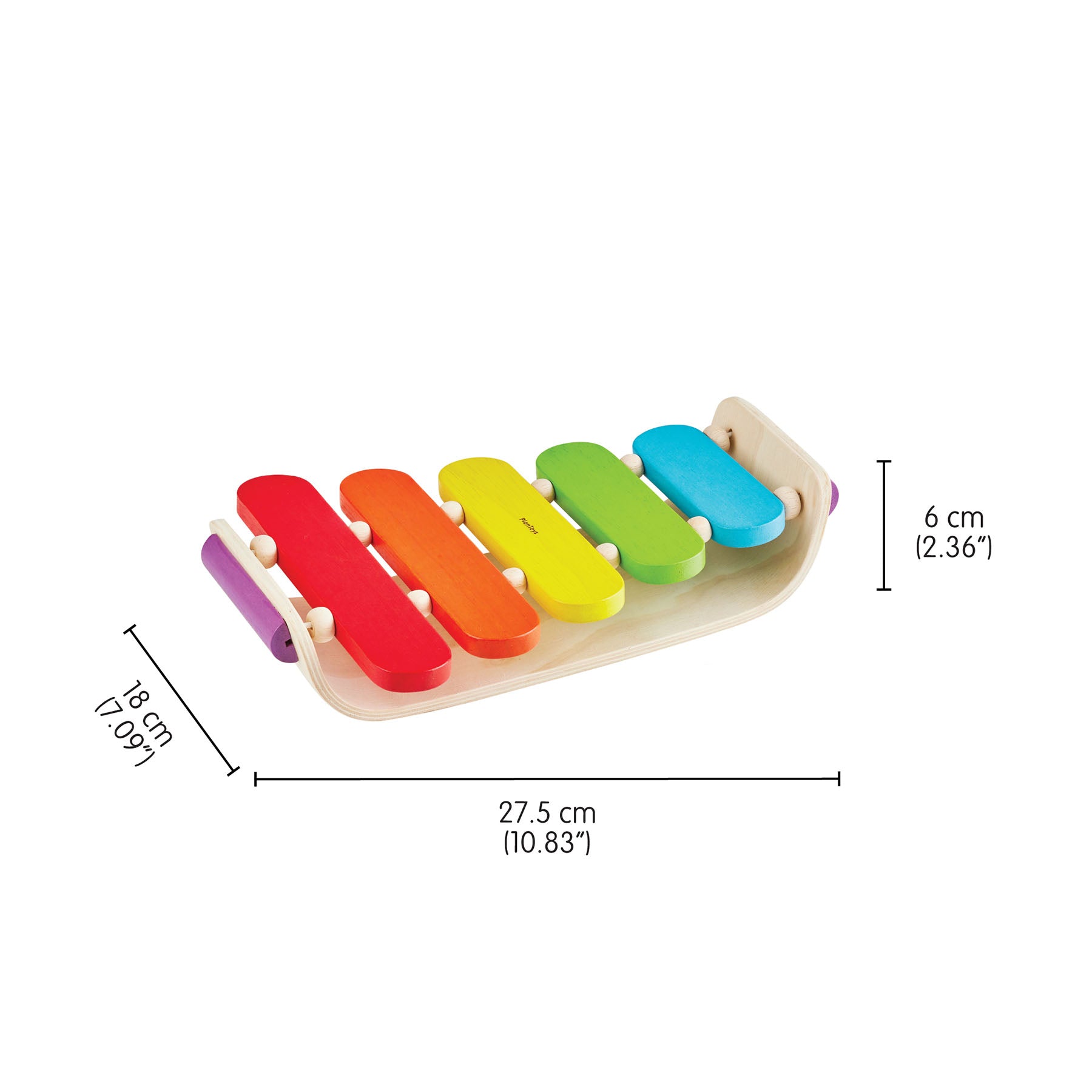 Wooden Oval Xylophone Musical Toy