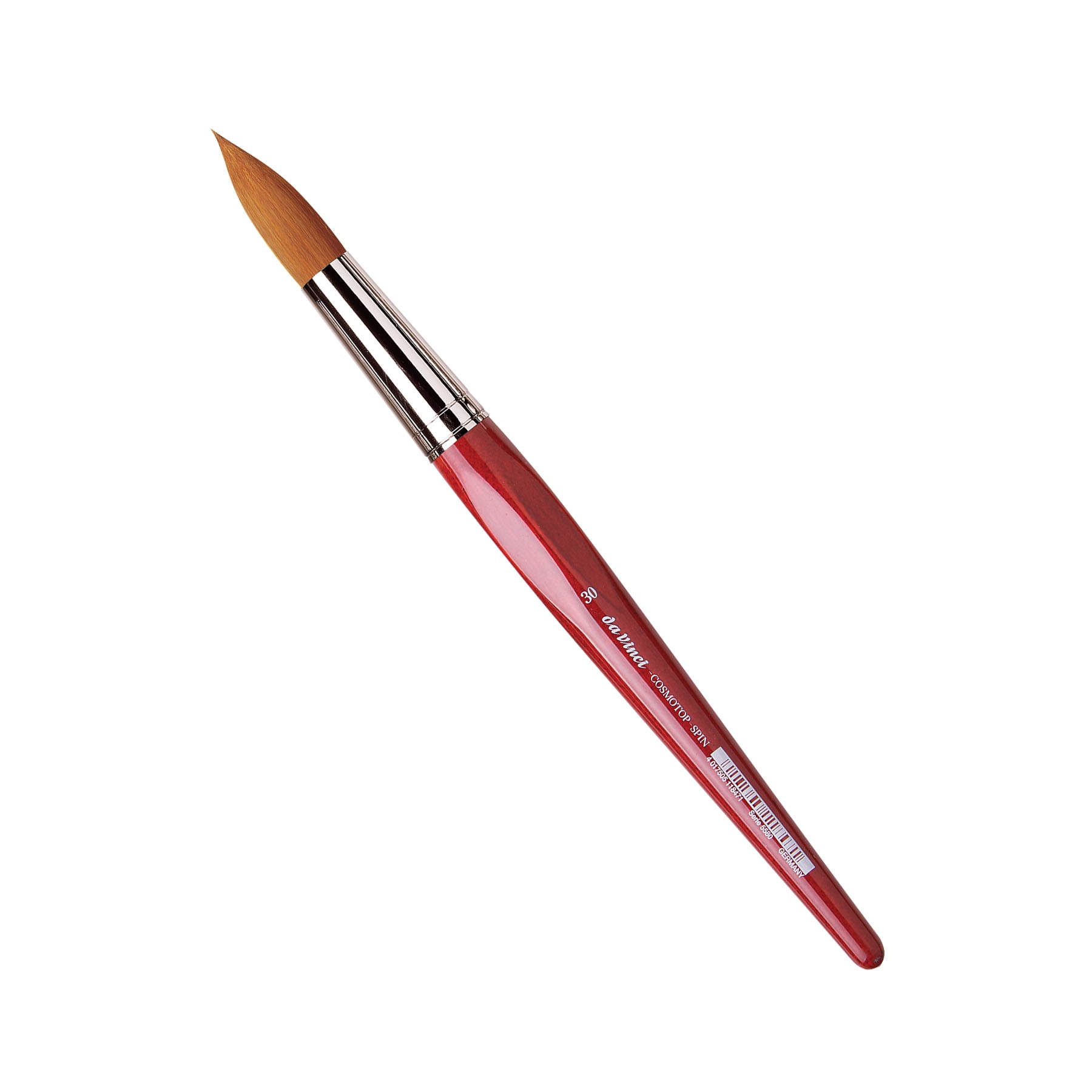 COSMOTOP-SPIN Silkpainting Brush, Synthetic, Watercolor, Round, Size 30