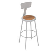 Apprentice Stool with Backrest