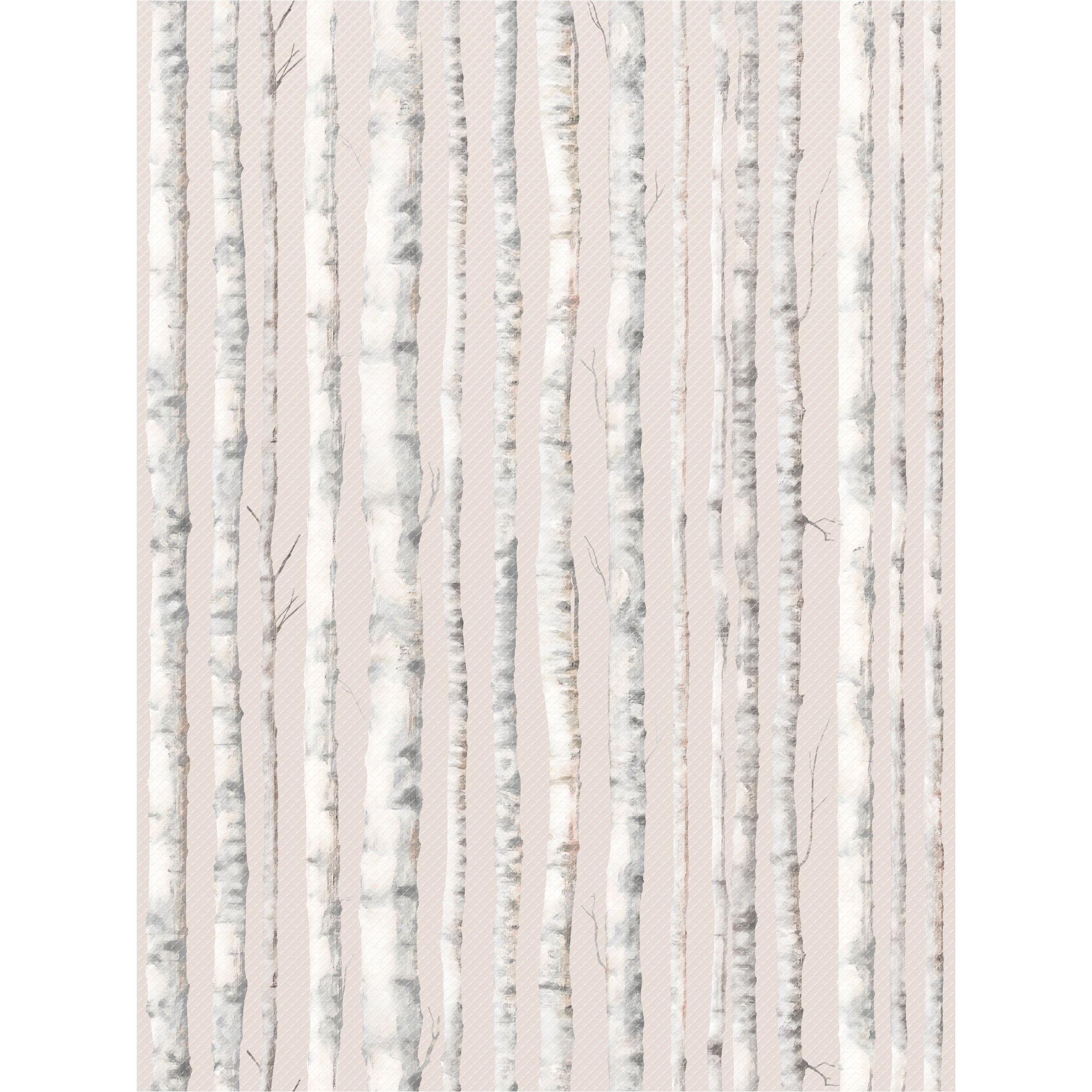 Better Than Paper® Bulletin Board Roll, 4' x 12', Birch Trees, 4-Pack
